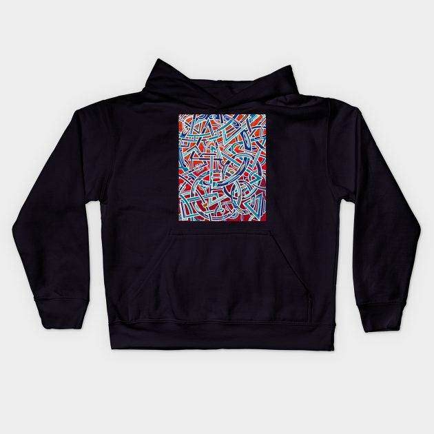 Interactions #3 Kids Hoodie by DaveDanchuk